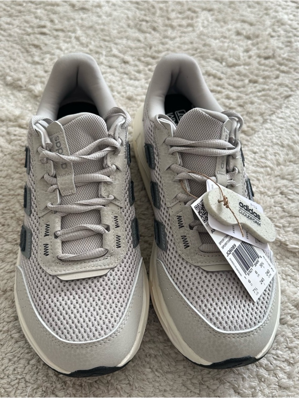 Adidas Astrastar Sneakers Women’s 7.5 Beige Carbon Casual New